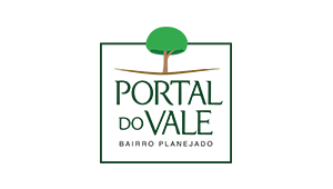 Praia Clube logo Bairro Portal do Vale Patrocinador cores