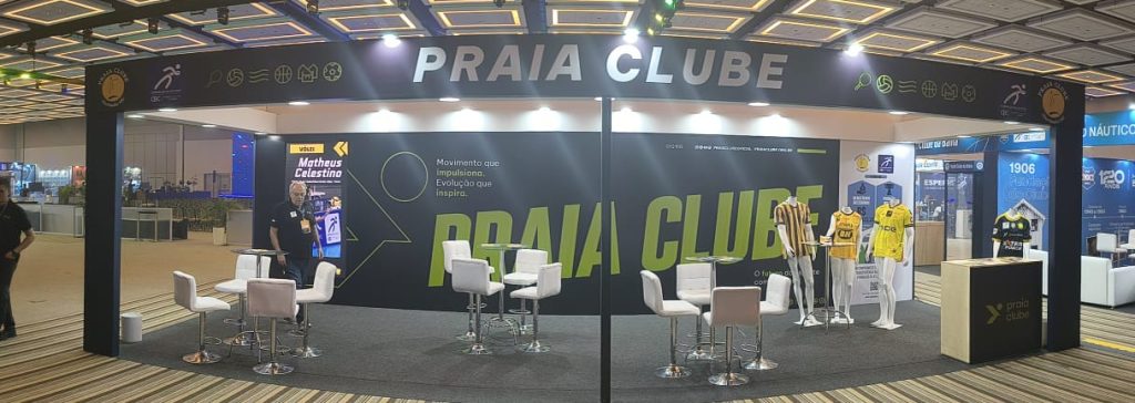 Praia Clube - O Praia Clube marcou presença em um dos principais encontros do setor esportivo nacional ao participar da CBC & Clubes Expo